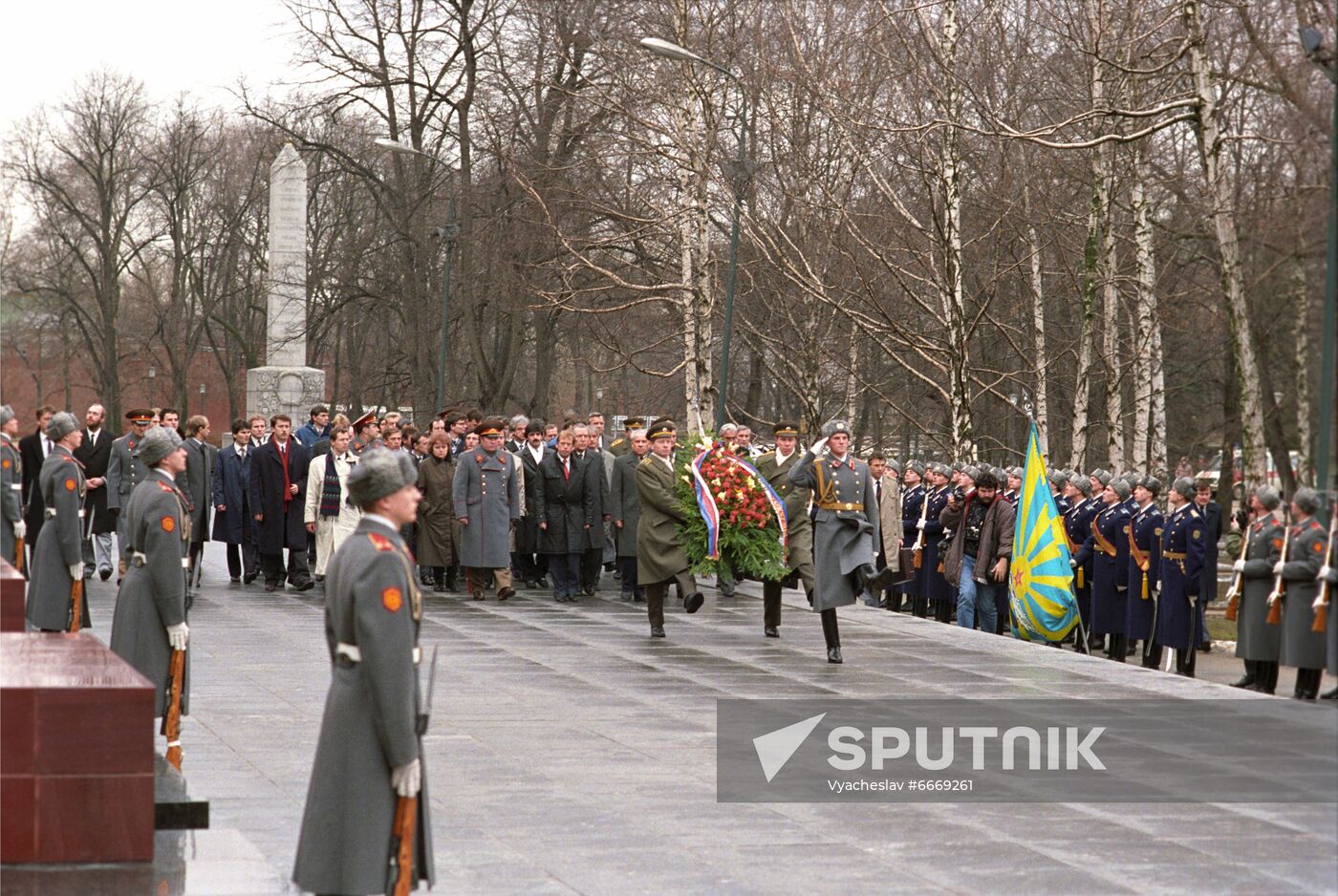 President of Czechoslovakia Vaclav Havel visits Soviet Union