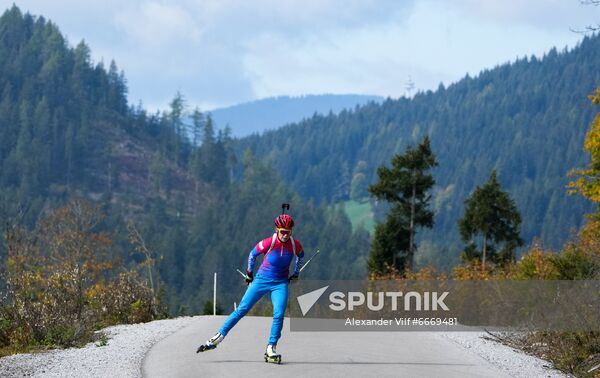 Austria Biathlon Russia Team Training