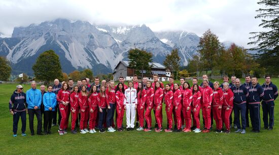Austria Cross Country Skiing Russia Team Training