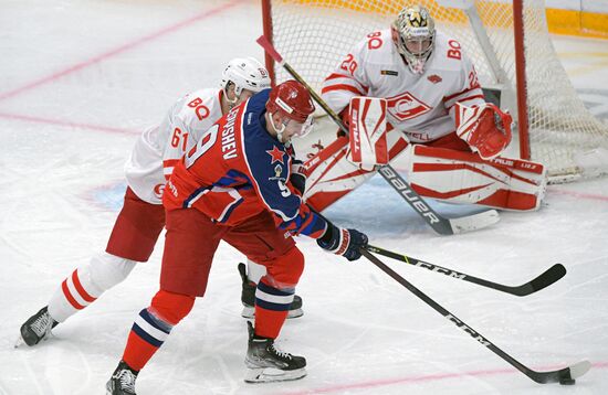 Russia Ice Hockey Kontinental League CSKA - Spartak