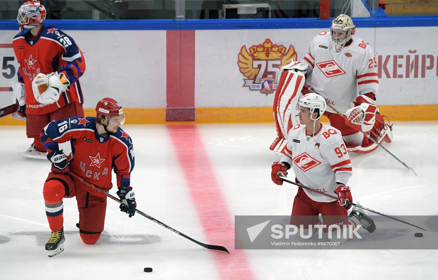 Russia Ice Hockey Kontinental League CSKA - Spartak