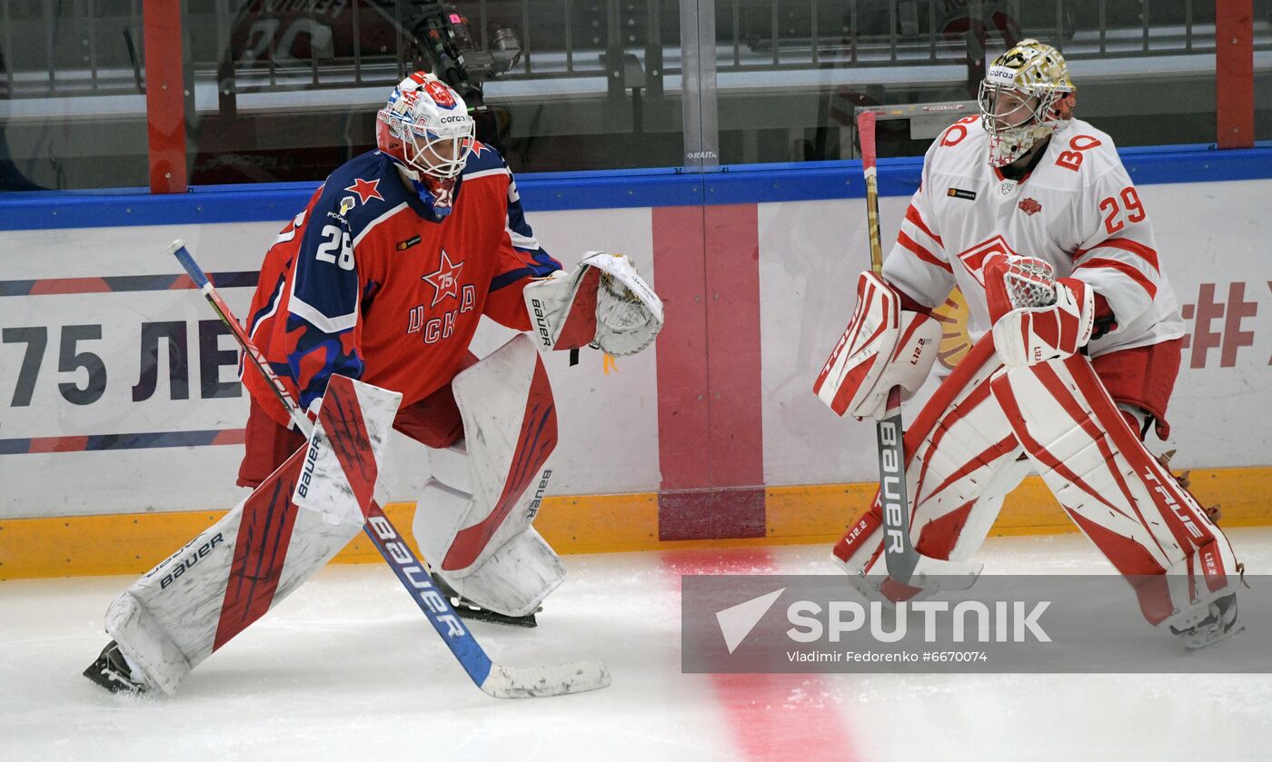 Russia Ice Hockey Kontinental League CSKA - Spartak