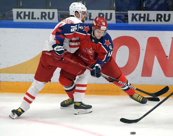 Russia Ice Hockey Kontinental League CSKA - Spartak