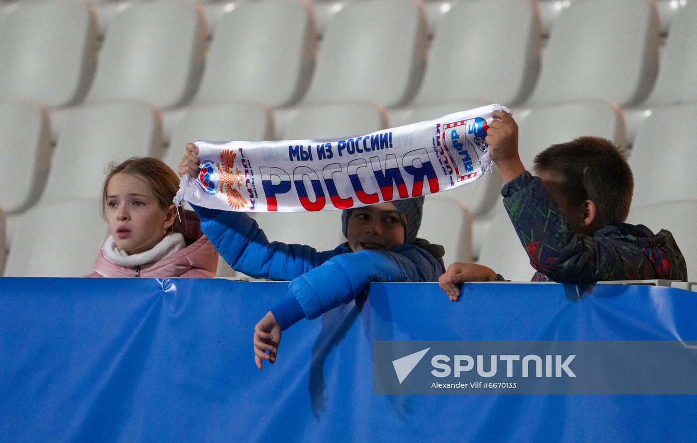 Slovenia Soccer 2022 World Cup Qualifiers Slovenia - Russia
