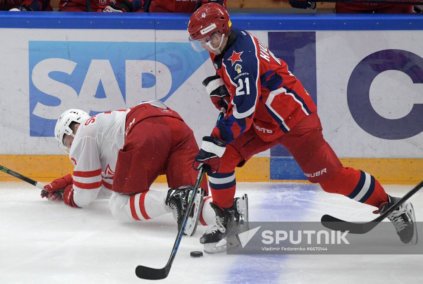Russia Ice Hockey Kontinental League CSKA - Spartak