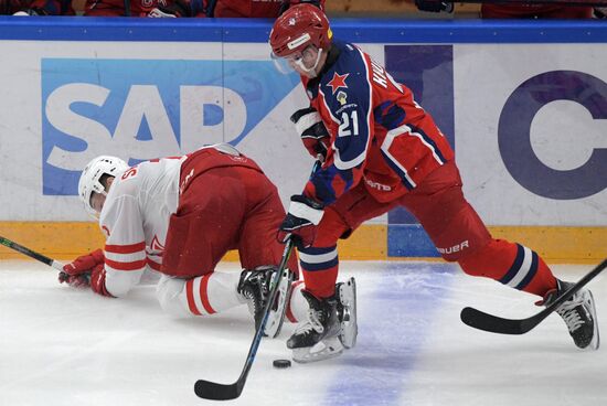 Russia Ice Hockey Kontinental League CSKA - Spartak