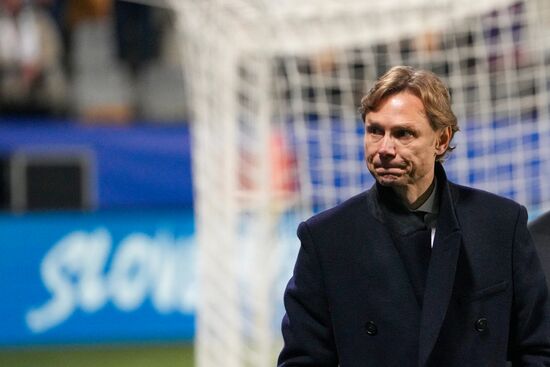 Slovenia Soccer 2022 World Cup Qualifiers Slovenia - Russia