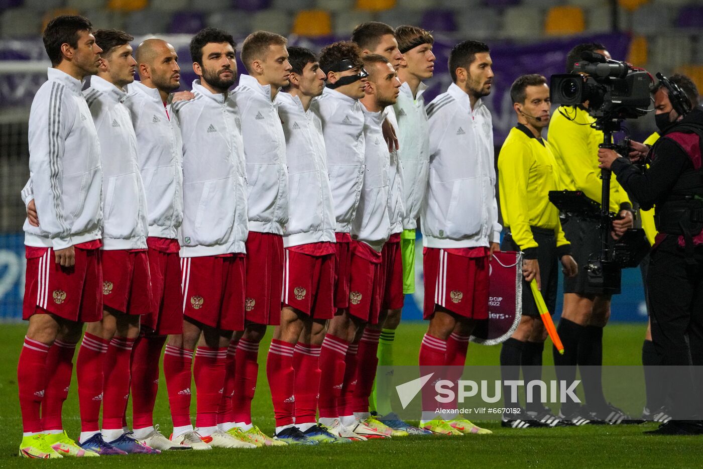 Slovenia Soccer 2022 World Cup Qualifiers Slovenia - Russia