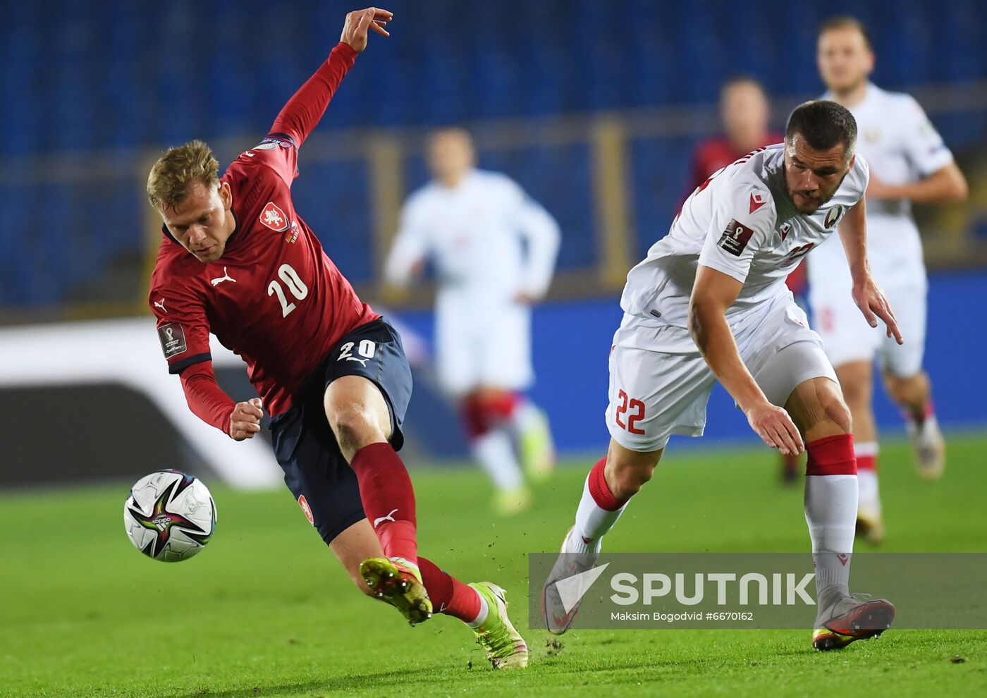 Russia Soccer 2022 World Cup Qualifiers Belarus - Czech Republic