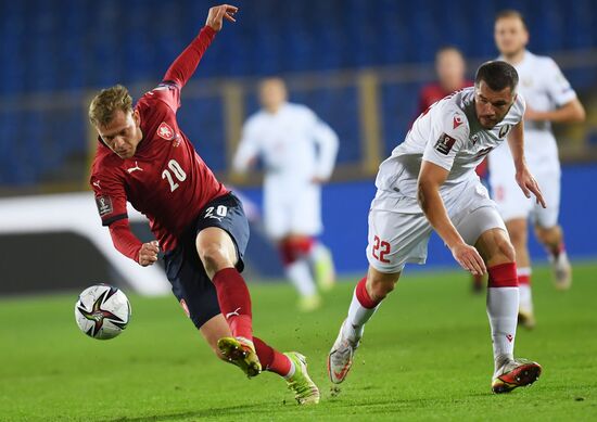 Russia Soccer 2022 World Cup Qualifiers Belarus - Czech Republic