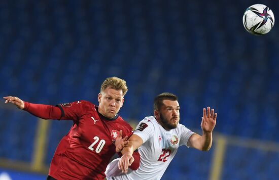 Russia Soccer 2022 World Cup Qualifiers Belarus - Czech Republic