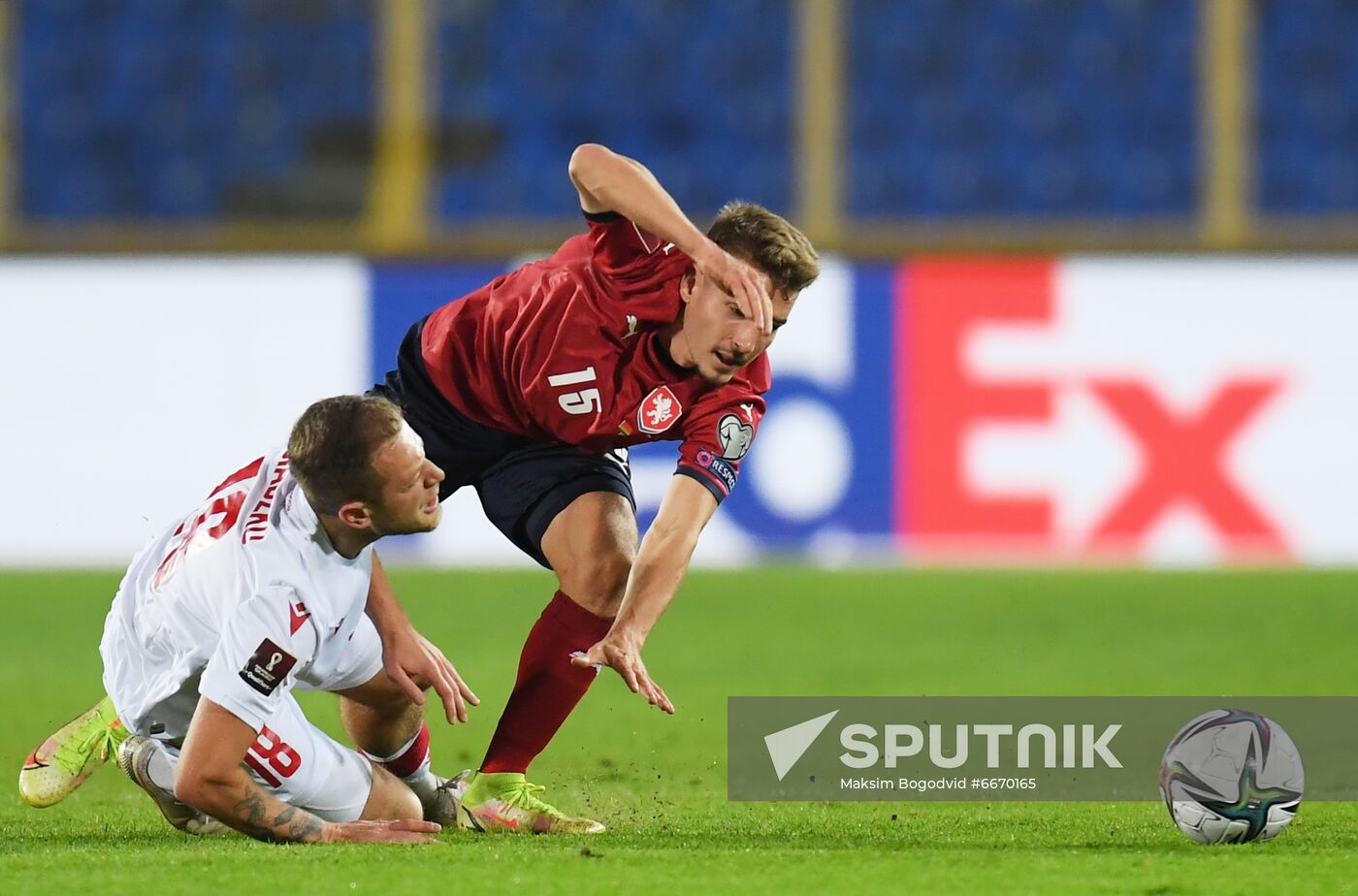 Russia Soccer 2022 World Cup Qualifiers Belarus - Czech Republic