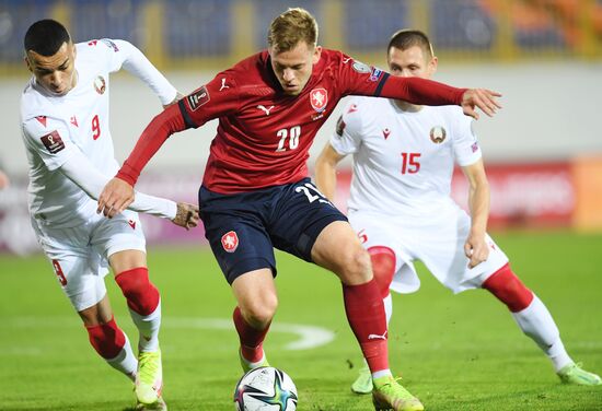 Russia Soccer 2022 World Cup Qualifiers Belarus - Czech Republic