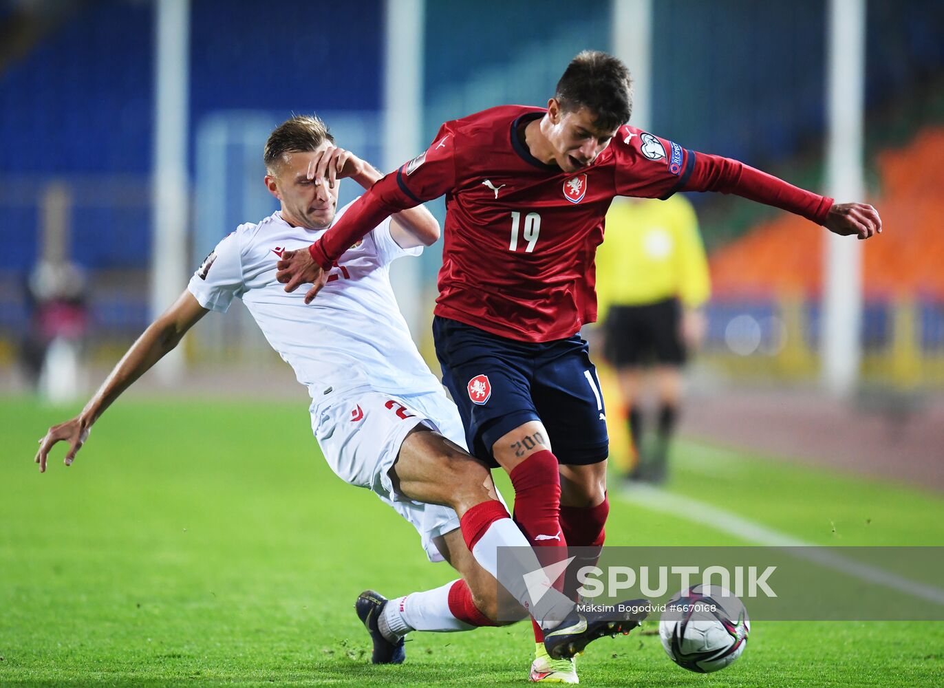 Russia Soccer 2022 World Cup Qualifiers Belarus - Czech Republic