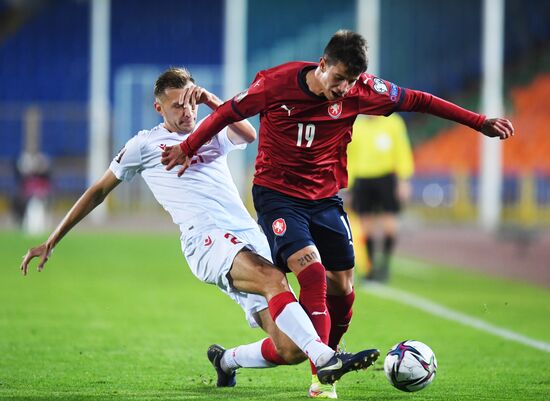 Russia Soccer 2022 World Cup Qualifiers Belarus - Czech Republic