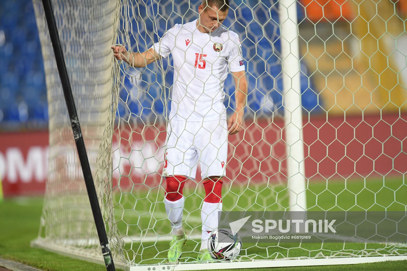 Russia Soccer 2022 World Cup Qualifiers Belarus - Czech Republic