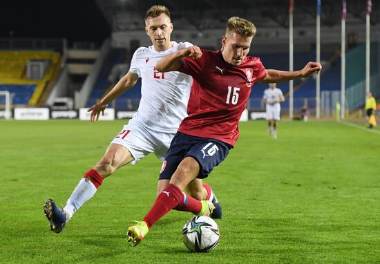 Russia Soccer 2022 World Cup Qualifiers Belarus - Czech Republic