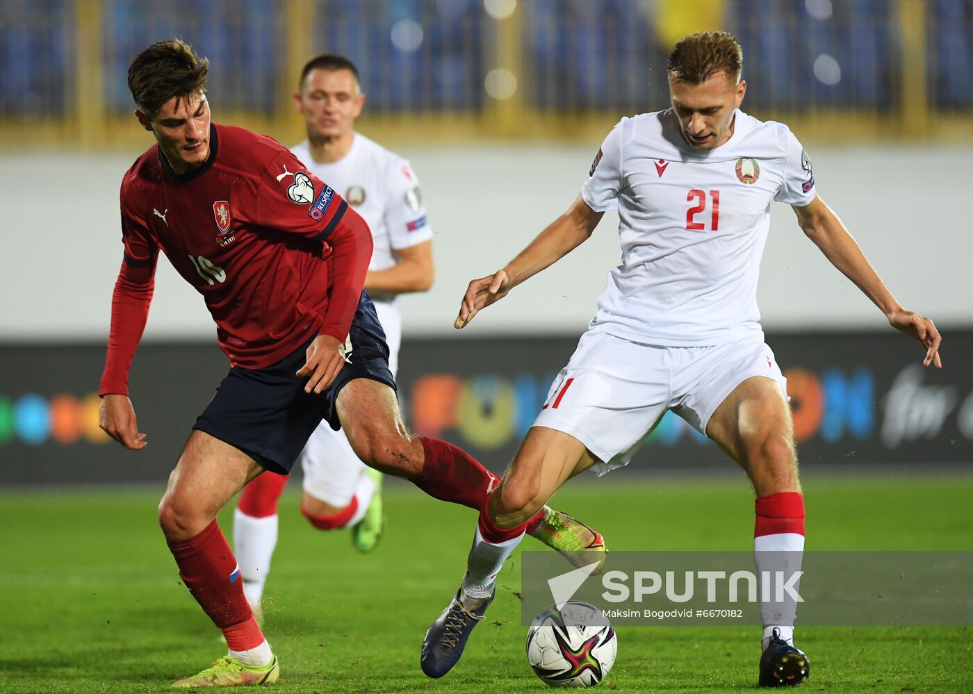Russia Soccer 2022 World Cup Qualifiers Belarus - Czech Republic