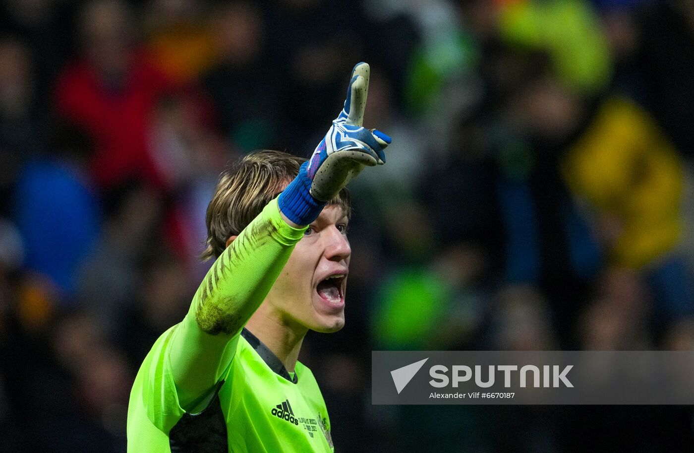 Slovenia Soccer 2022 World Cup Qualifiers Slovenia - Russia