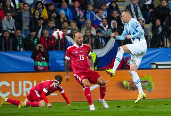 Slovenia Soccer 2022 World Cup Qualifiers Slovenia - Russia