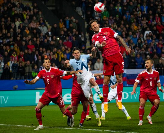 Slovenia Soccer 2022 World Cup Qualifiers Slovenia - Russia
