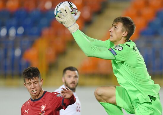 Russia Soccer 2022 World Cup Qualifiers Belarus - Czech Republic