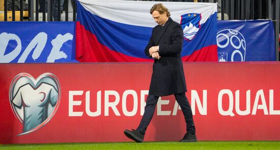 Slovenia Soccer 2022 World Cup Qualifiers Slovenia - Russia