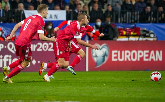 Slovenia Soccer 2022 World Cup Qualifiers Slovenia - Russia
