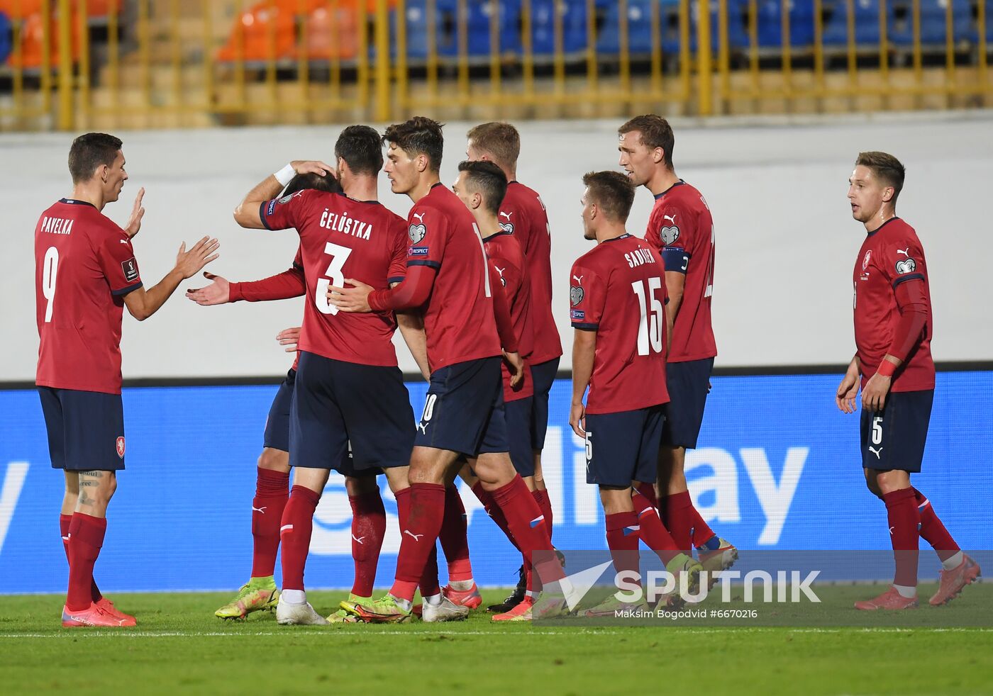 Russia Soccer 2022 World Cup Qualifiers Belarus - Czech Republic