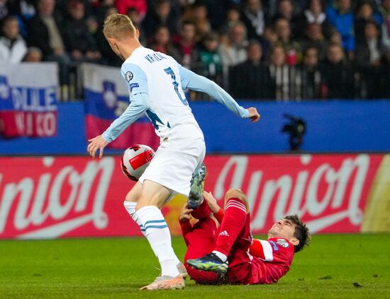 Slovenia Soccer 2022 World Cup Qualifiers Slovenia - Russia