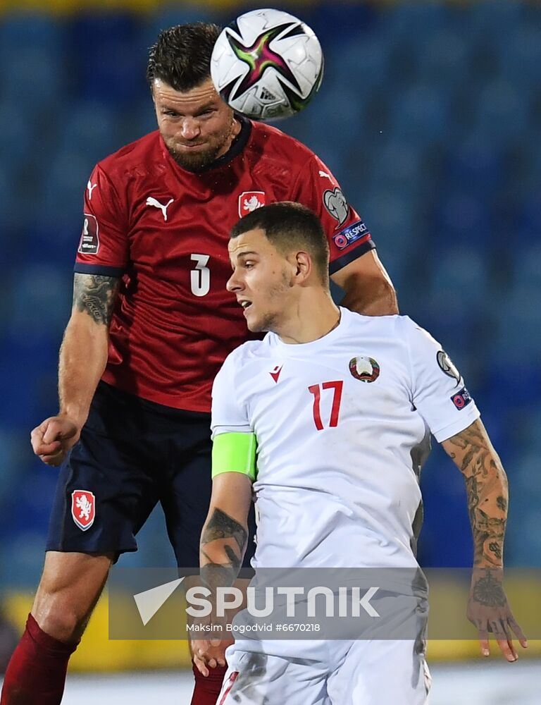 Russia Soccer 2022 World Cup Qualifiers Belarus - Czech Republic