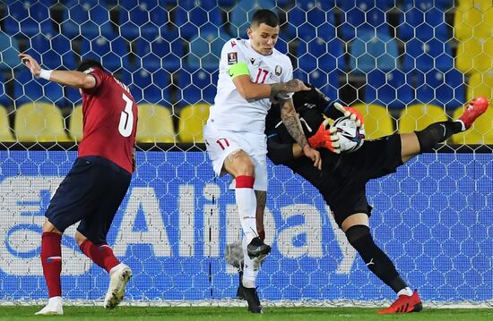 Russia Soccer 2022 World Cup Qualifiers Belarus - Czech Republic