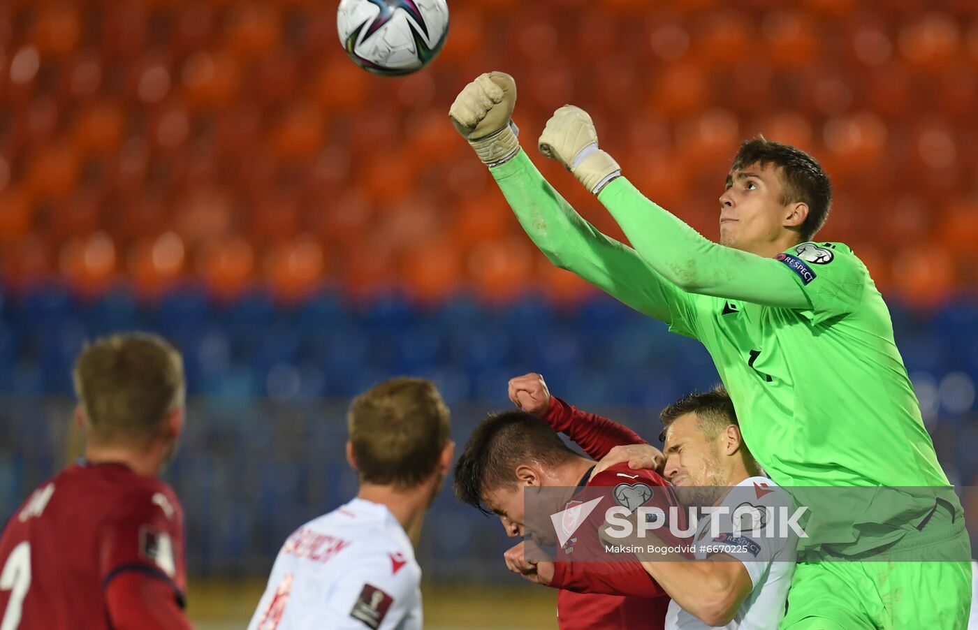 Russia Soccer 2022 World Cup Qualifiers Belarus - Czech Republic