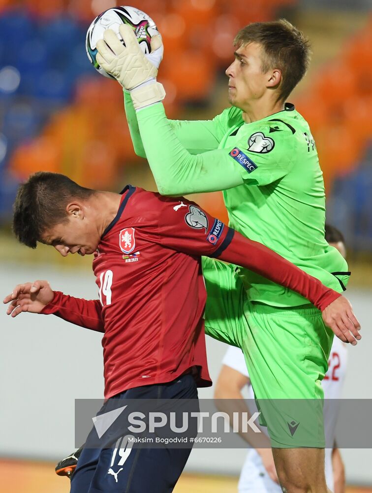 Russia Soccer 2022 World Cup Qualifiers Belarus - Czech Republic
