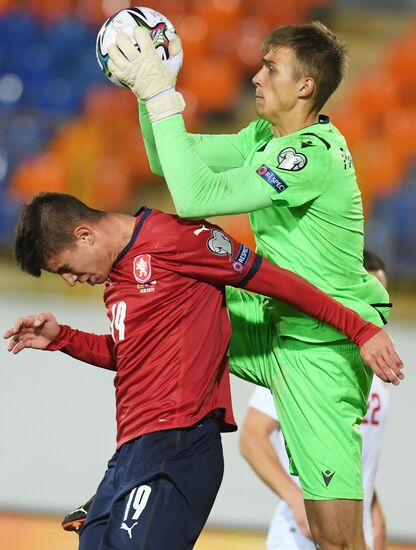 Russia Soccer 2022 World Cup Qualifiers Belarus - Czech Republic