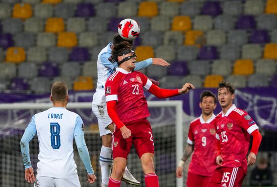 Slovenia Soccer 2022 World Cup Qualifiers Slovenia - Russia