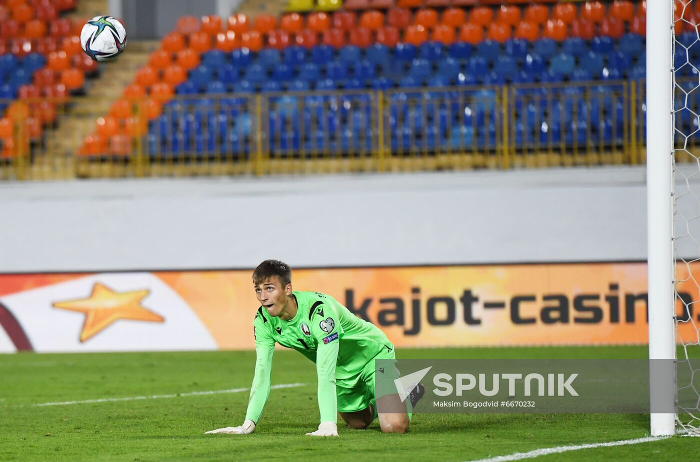Russia Soccer 2022 World Cup Qualifiers Belarus - Czech Republic