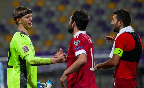 Slovenia Soccer 2022 World Cup Qualifiers Slovenia - Russia