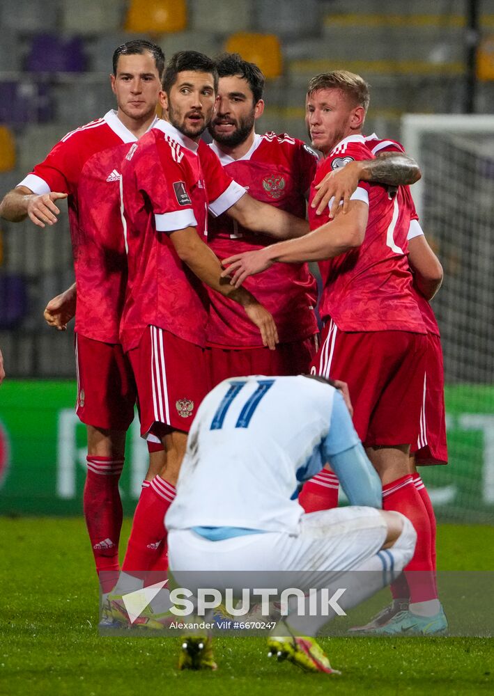 Slovenia Soccer 2022 World Cup Qualifiers Slovenia - Russia