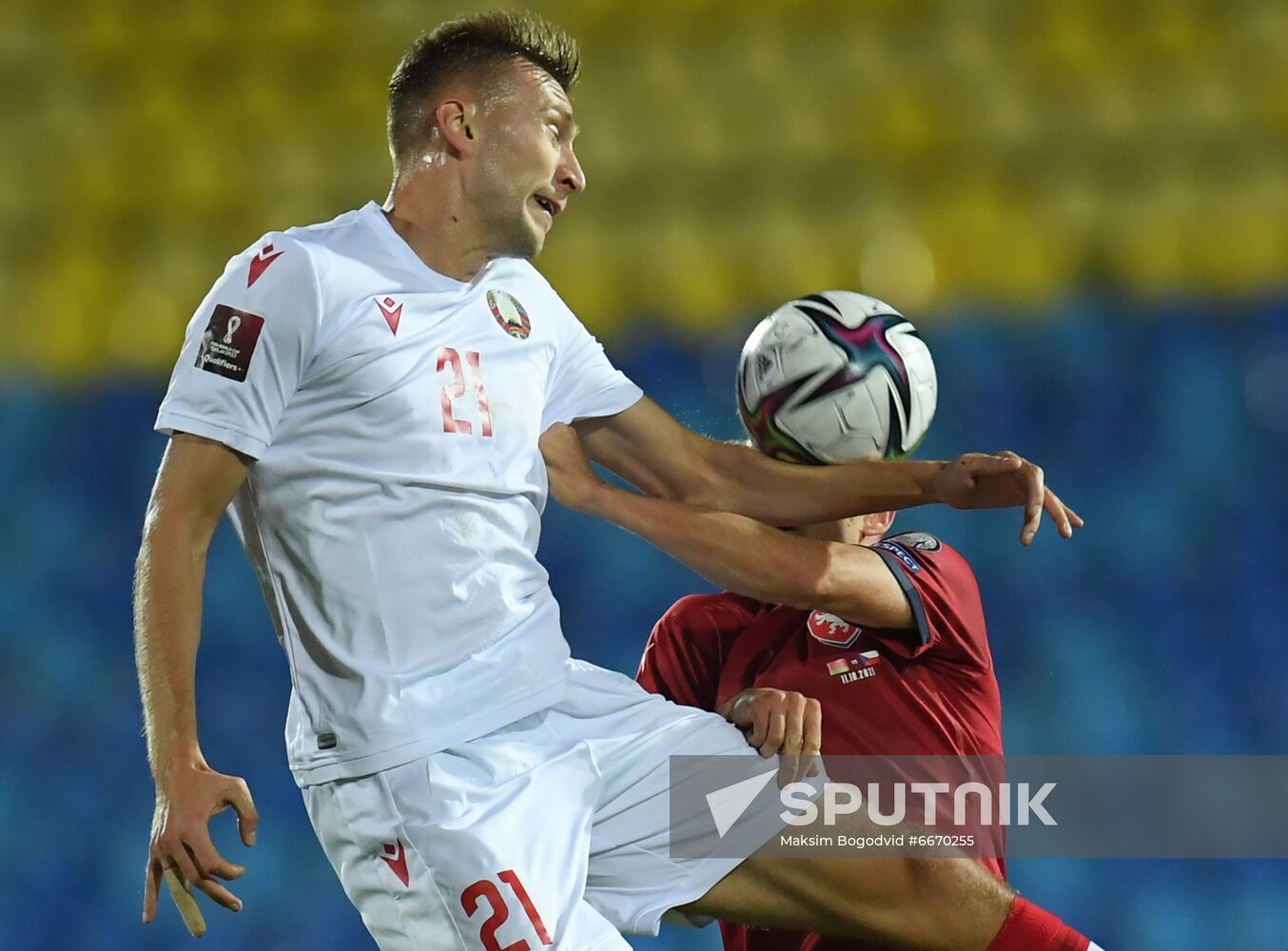 Russia Soccer 2022 World Cup Qualifiers Belarus - Czech Republic