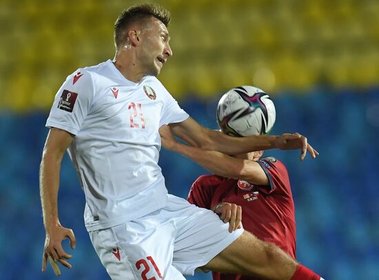 Russia Soccer 2022 World Cup Qualifiers Belarus - Czech Republic