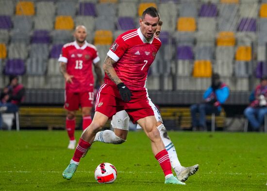 Slovenia Soccer 2022 World Cup Qualifiers Slovenia - Russia