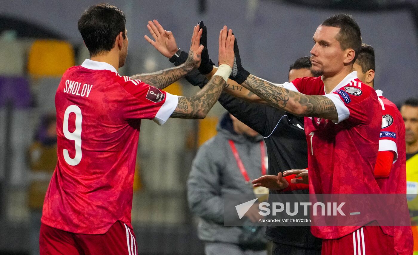 Slovenia Soccer 2022 World Cup Qualifiers Slovenia - Russia
