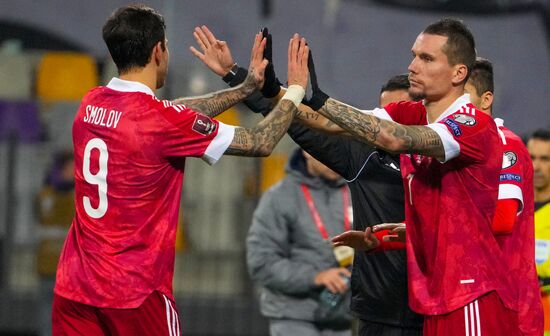 Slovenia Soccer 2022 World Cup Qualifiers Slovenia - Russia