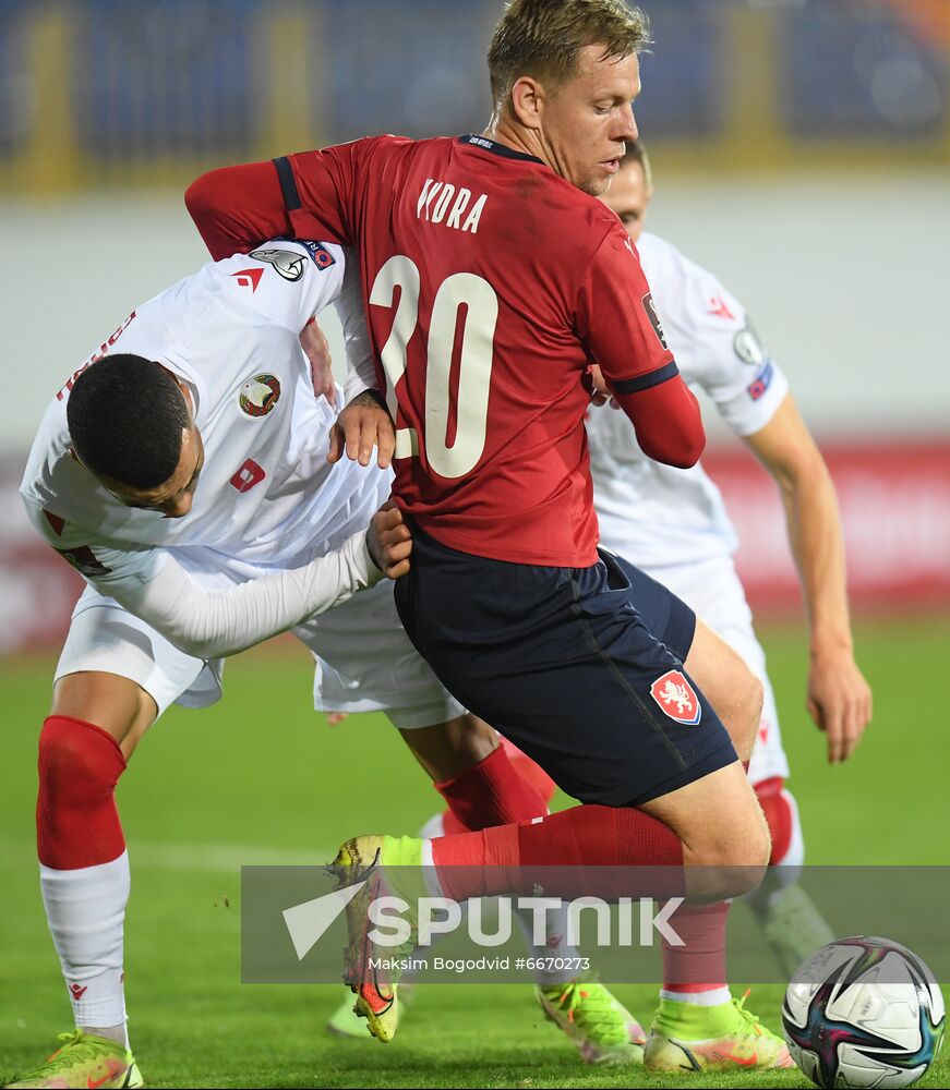 Russia Soccer 2022 World Cup Qualifiers Belarus - Czech Republic