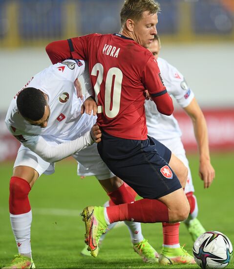 Russia Soccer 2022 World Cup Qualifiers Belarus - Czech Republic