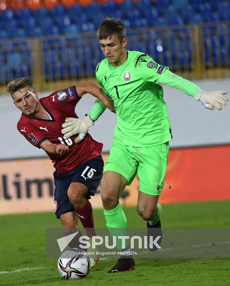 Russia Soccer 2022 World Cup Qualifiers Belarus - Czech Republic