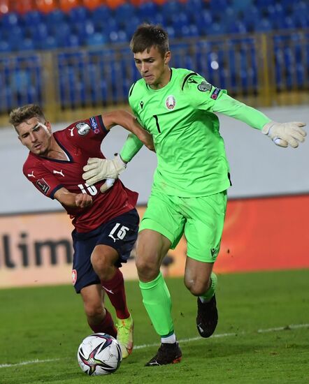 Russia Soccer 2022 World Cup Qualifiers Belarus - Czech Republic