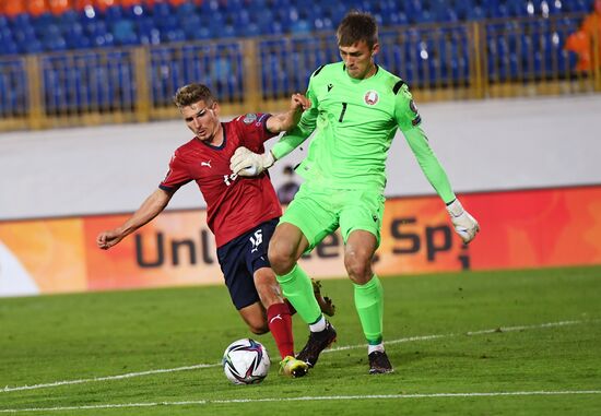 Russia Soccer 2022 World Cup Qualifiers Belarus - Czech Republic