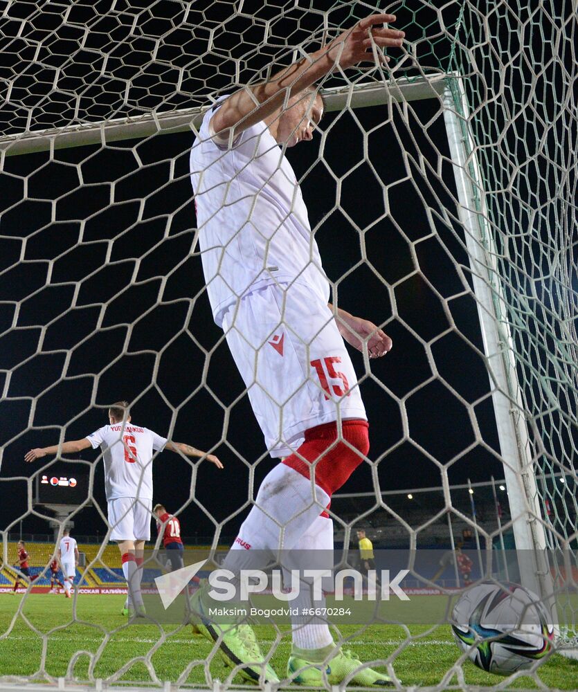 Russia Soccer 2022 World Cup Qualifiers Belarus - Czech Republic